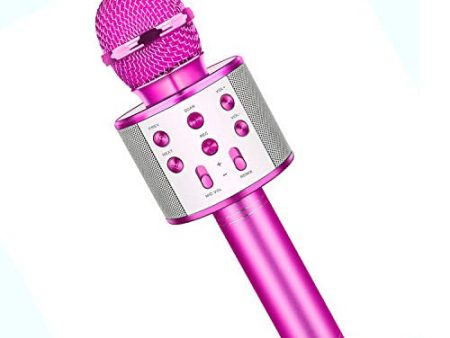 Geschenpark Microfono Karaoke, Microfono Niña Regalos para Niña de 4-12 Años Micrófono Karaoke Bluetooth Juguetes para Niños de 4-12 Años Regalos Niña Dinámicos Juguetes Reacondicionado For Cheap