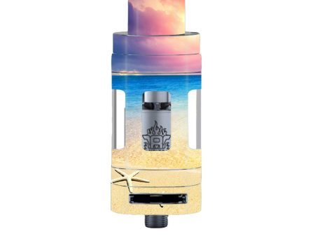 Starfish On The Sand Beach Sunset Smok TFV8 Tank Skin Discount