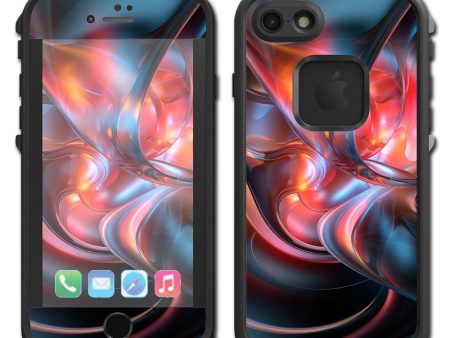 Abstract Blown Glass Lifeproof Fre iPhone 7 or iPhone 8 Skin Online now