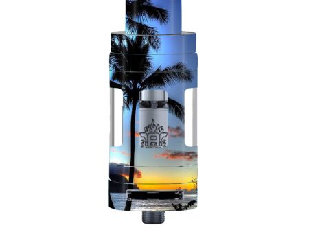 Paradise Sunset Palm Trees Smok TFV8 Tank Skin Supply