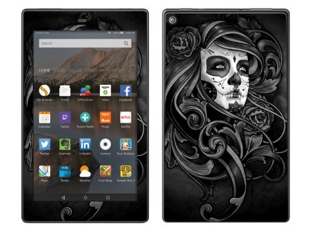 Sugar Skull Girl Amazon Fire HD 8 Skin For Discount