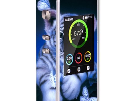 Cute White Tiger Cub Butterflies Laisimo L1 200w TC Skin Online Hot Sale