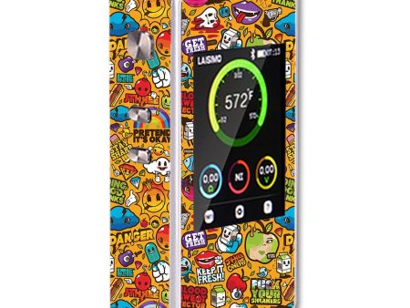 Comic Sticker Slap Cartoon Laisimo L1 200w TC Skin Cheap