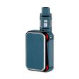 Blue Teal Leather Pattern Look Smok G-Priv 220W Skin For Sale