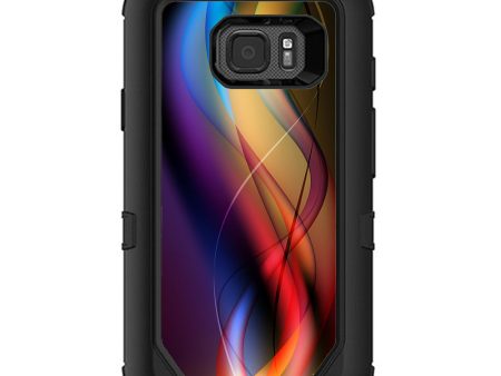 Smoke Faded Lines Otterbox Defender Samsung Galaxy S7 Active Skin Hot on Sale