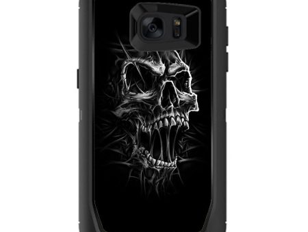 Skull Evil Stretch Slash Screaming Otterbox Defender Samsung Galaxy S7 Edge Skin For Cheap