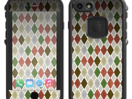 Argyle2 Lifeproof Fre iPhone 7 or iPhone 8 Skin Cheap