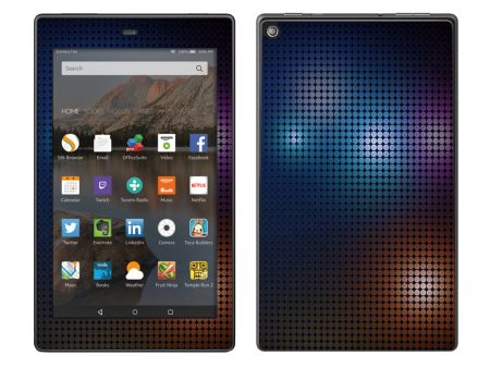 Disco Halftone Amazon Fire HD 8 Skin Fashion